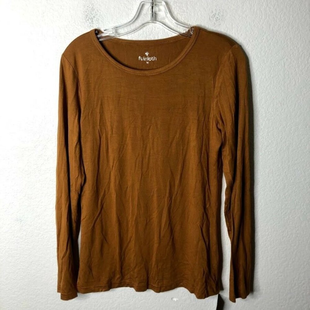 fuinloth Women’s Basic Long Sleeve T Shirts